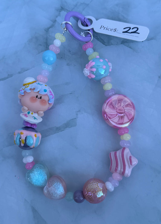 Pink jelly candy